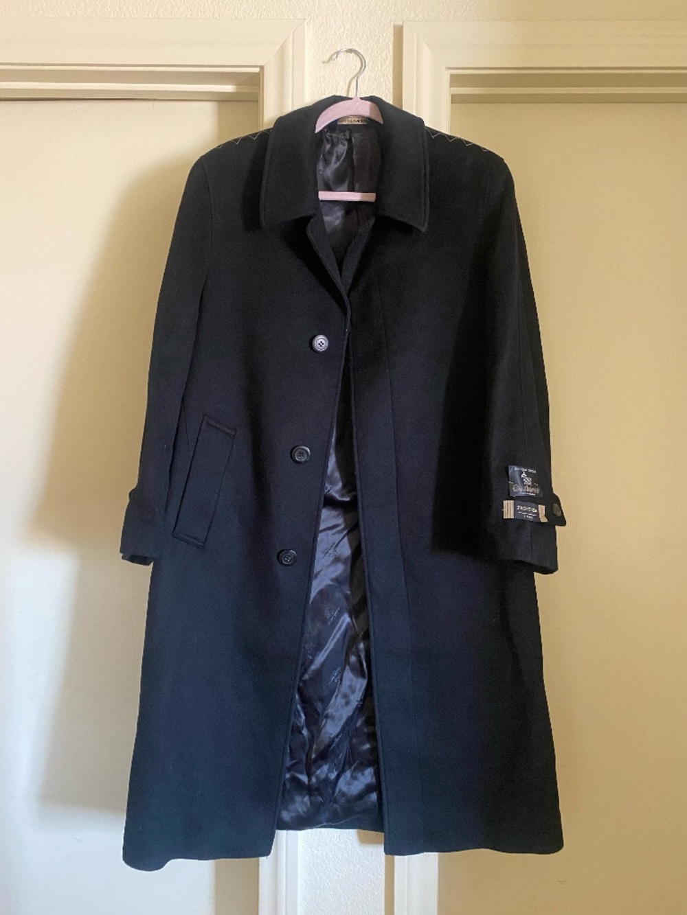 Pronto Moda Lamb's Wool/ Cashmere 36S LIKE NEW! Lana Lux Coat Ronald Model